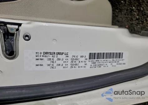 2013 Chrysler Town & Country Touring L z USA, uszkodzony, nr VIN 2C4RC1CG6DR534273